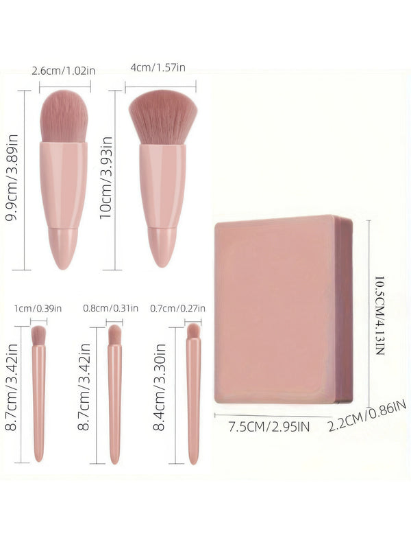 Travel-Friendly Makeup Brush Set