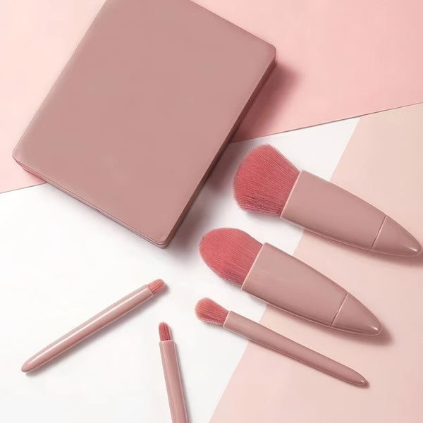 Travel-Friendly Makeup Brush Set